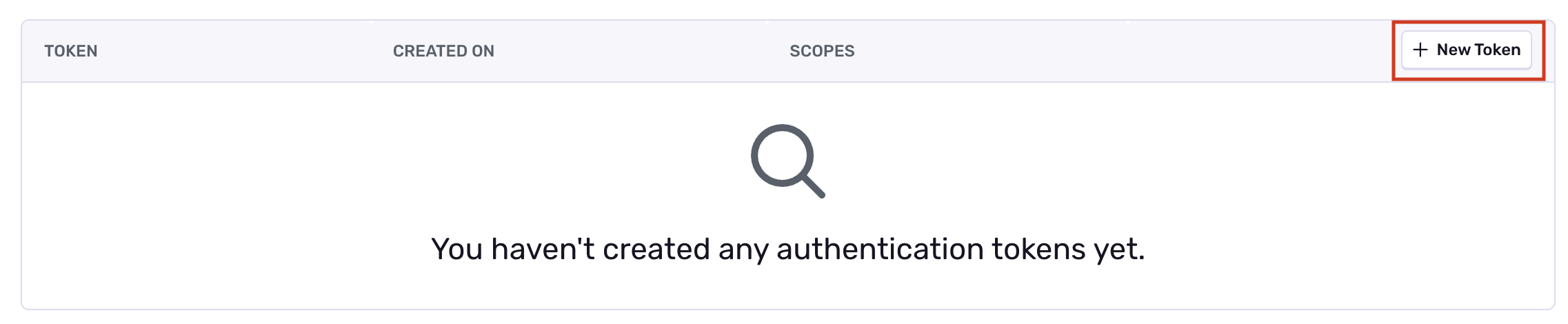 Create New Token